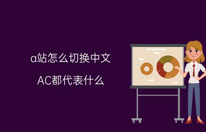 a站怎么切换中文 AC都代表什么？